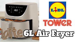 Tower 6L Digital Air Fryer (Latte) | Modern Styling