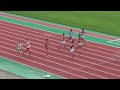 2019年度 兵庫県郡市区対抗陸上大会 高校以上男子100m決勝（ 1.2）