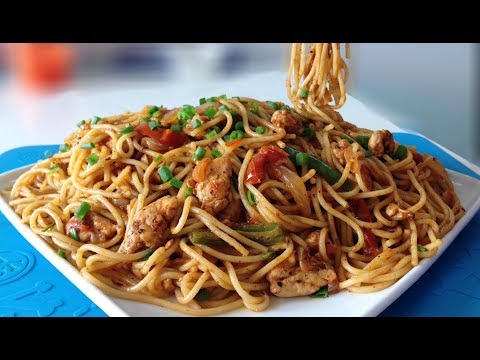 Desi Style Spaghetti | Easy Chicken Spaghetti Recipe Desi Style Spaghetti | Easy Chicken Spaghetti Recipe