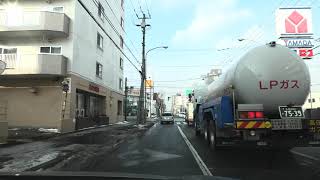 Driving Japan Hokkaido 4K Sapporo - Soen Hassamu dori Ave