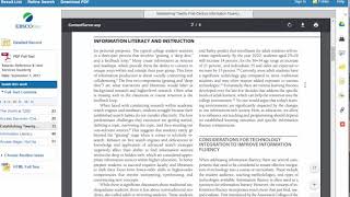 ENG201: Locating Scholarly Sources using Databases