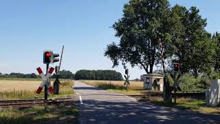 Bahnübergang Badbergen, Esslinger Heide // German Railroad Crossing // Spoorwegovergang