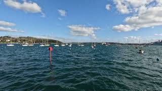 Sunny fresh break at Falmouth Harbour in Cornwall