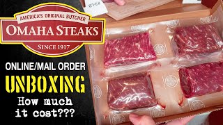 Omaha Steaks Online/Mail order and unboxing