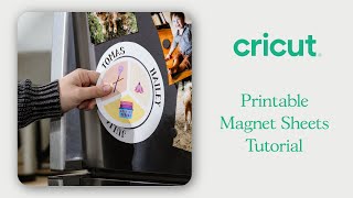 How to Make Custom Magnets with Cricut Printable Magnet Sheets