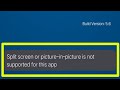 Fix Split screen is not supported by the app Problem | App Does not Supported Split screen Problem