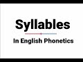 Syllables in English Grammar || Syllables in English Literature