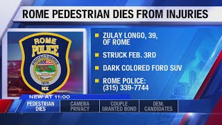 Rome Police seeking information on deadly pedestrian accident