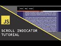 Scroll Indicator | Javascript Beginner Project Tutorial