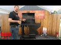 loading and lighting the oklahoma joe tahoma 900 auto feed charcoal smoker