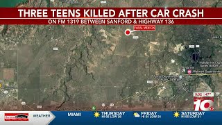 2ND CUP: 3 teen sisters dead after crash in Hutchinson County