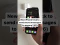 New iphone Trick to send secret message to anyone!#6