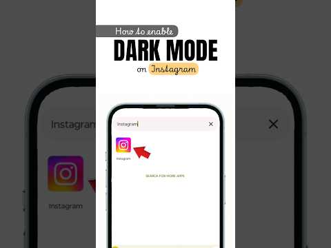 Easy Way to Enable Dark Mode on Instagram #instagramdarkmode