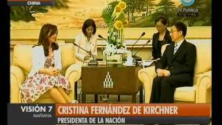 Visión Siete: Cristina Fernández en China