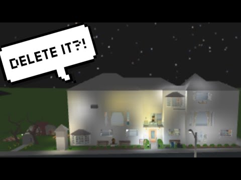 SHOULD I DELETE MY HOME?! ||Roblox Bloxburg - YouTube