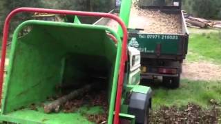 Greenmech woodchipper hire Inverness highland