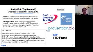 JDRF Research - Disease Modifying Therapies