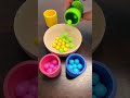 Colorful Marbles ASMR Reverse | Oddly Satisfying Wooden Bowl & Cups #marble #oddlysatisfying #asmr