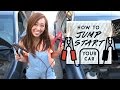 HOW TO JUMP START YOUR CAR - DIY  | Jessicann