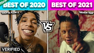 BEST RAP SONGS FROM 2020 vs BEST RAP SONGS FROM 2021! (Year Comparison)