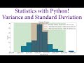 Statistics with Python! Variance and Standard Deviation