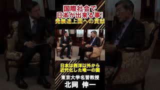 【北岡 伸一】東京大学名誉教授が語る国際社会で日本が出来る事!#北岡伸一　#東京大学　#名誉教授　#国際社会　#日米問題　#発展途上国