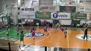 Leoni Kartaki in Panathinaikos-Kronos Geraka 40-51: steal and defense (8 May 2017)