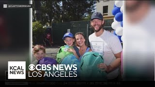 Clayton Kershaw talks about helping kids as they prepare for the new school yearclay