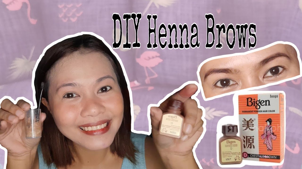 Diy Henna Brows Youtube