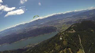 Paragleiten Gerlitzen Ossiacher See 2016 POV Onride 1 full