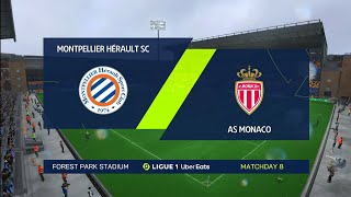 FIFA 23: Montpellier vs Monaco - Ligue 1 - Full Match