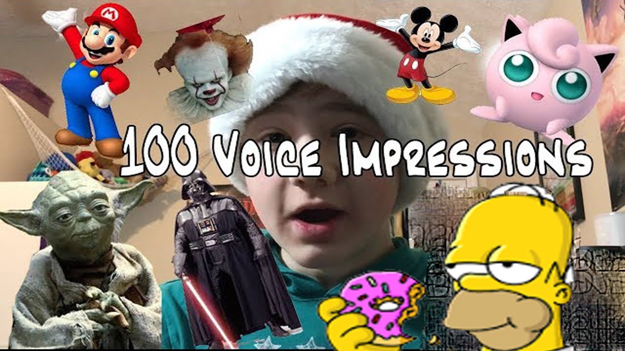 100 Voice Impressions Youtube