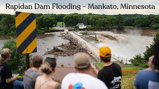 Drone Footage of Devastating Rapidan Dam Floods | Mankato, MN | #mavic3pro