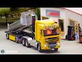 Fantastic RC Trucks hydraulic hook lift 1/14 scale at work at MTC Osnabrück