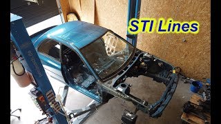 Subaru RSTI Build Ep. 13 - Doing all kinds of lines