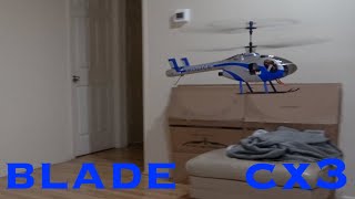 Eflite Blade CX3 BNF Micro Helicopter