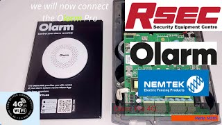 Olarm Pro 4G panel connection Nemtek Energizers