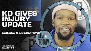 Kevin Durant to be reassessed in two weeks 🚨 What are realistic expectations for Nets? | NBA Today