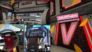 Toster007 SCS Interior for Volvo FH5 and FH6 Aero, compatible with ETS 2 version 1.53