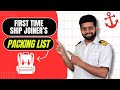 Checklist Before Joining Your First Ship | Basic things required to carry before joining first Ship