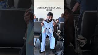 UGLY PANTS EXCHANGE AT THE AIRPORT #shorts