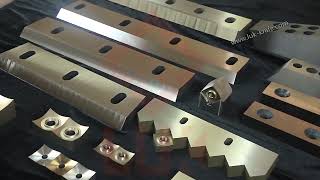 LUK Knives' shredder and crusher blades for plastic recycling industry.