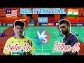 PANTANG MENYERAH‼️💪 JUSTIN HO🇲🇾 VS MITHUN M 🇮🇳 | INDIA INTERNATIONAL 2024‼️