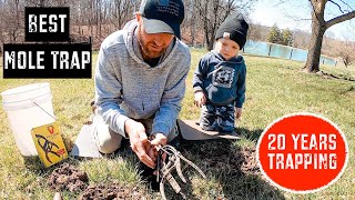 How to Set a Victor Out O' Sight Mole Trap | Best Mole Trap