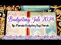 BUDGETING JULI 2024. CARAKU MENGATUR KEUANGAN RUMAH TANGGA. TIPS MEMULAI BUDGETING BAGI PEMULA