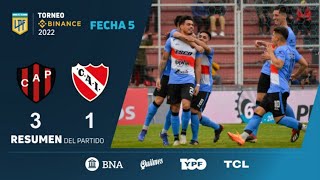 #TorneoBinance | Fecha 5 | resumen de Patronato - Independiente