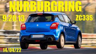 Swift Sport (ZC33S) - Nurburgring Nordschleife BTG (14/04/2022)  - 9:20,13 -