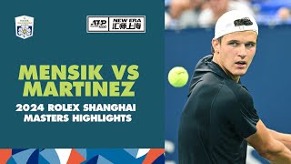 Jakub Mensik vs Pedro Martinez Highlights | Rolex Shanghai Masters 2024