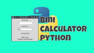 Build Your First Desktop App with Python! (Easy BMI Calculator GUI Tutorial)