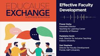 Effective Faculty Development | EDUCAUSE Exchange